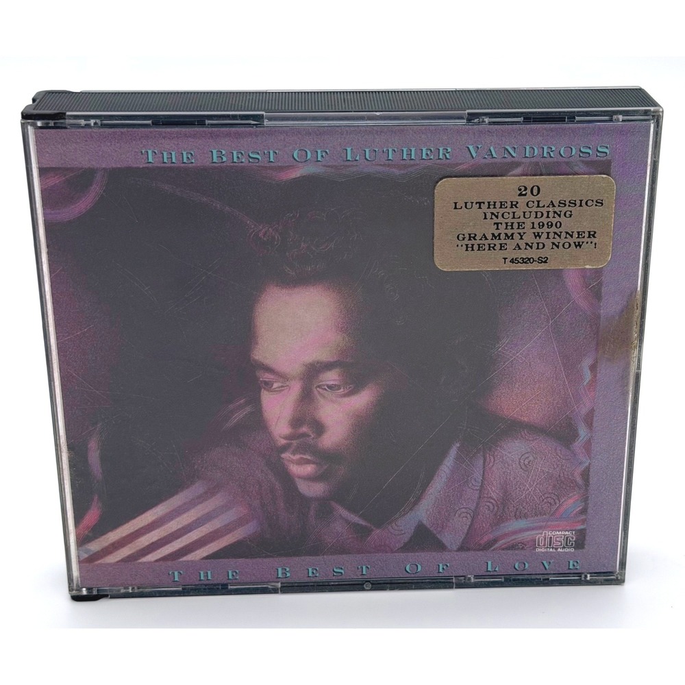 Luther Vandross The Best of Love 2-CD Compilation 1989‎ Epic